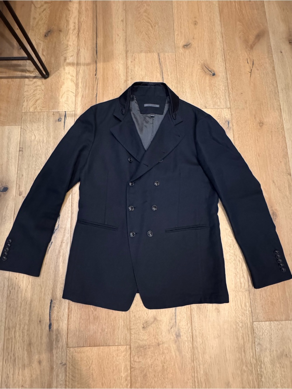 Navy Blue John Varvatos Collection Men’s Navy Blazer Military Style Size 50
